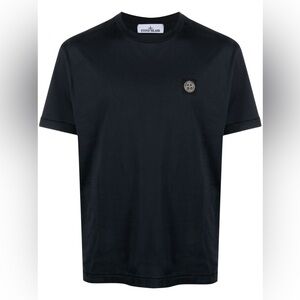 Stone Island Compass Logo Crew Neck T Shirt